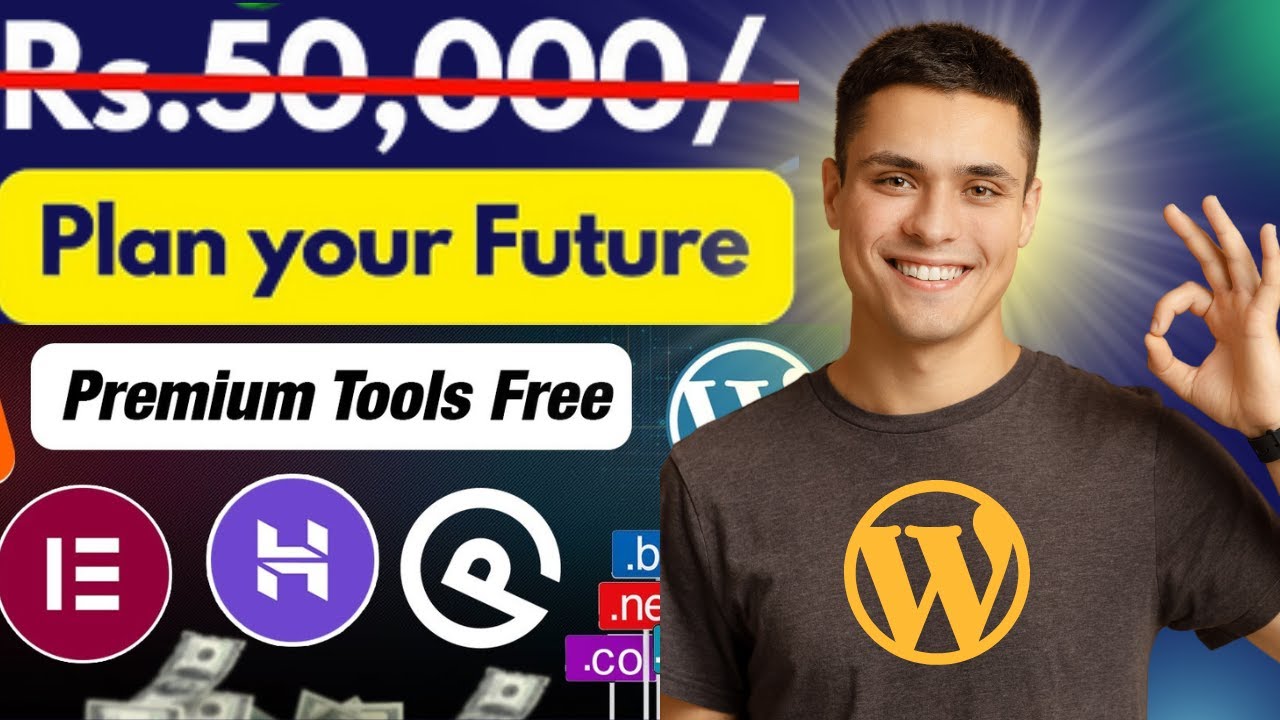 Cheapest Domain Hosting 2025 Elementor Pro & GeneratePress Premium Free Download | Real Method 2025