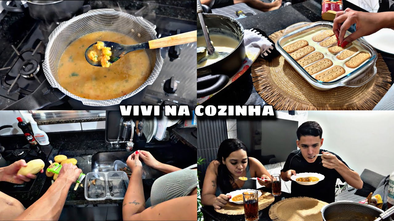 VIVI NA COZINHA: CALDO DE CAMARÃO E PAVÊ DE NINHO| prático e saboroso 