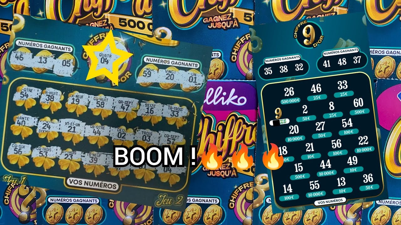 NOUVEAU JEU FDJ !! CHIFFRE D'OR (GOOOLDÉÉÉ Direct ! 🤩)