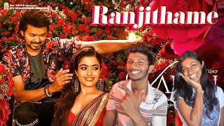 Ranjithame - Varisu Lyric Song - Reaction (Tamil) |Thalapathy Vijay | Rashmika | ODYREACTION