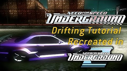 Need for Speed Underground 2 | Recreating the UG1 Drift Tutorial w/ Extra Options Mod