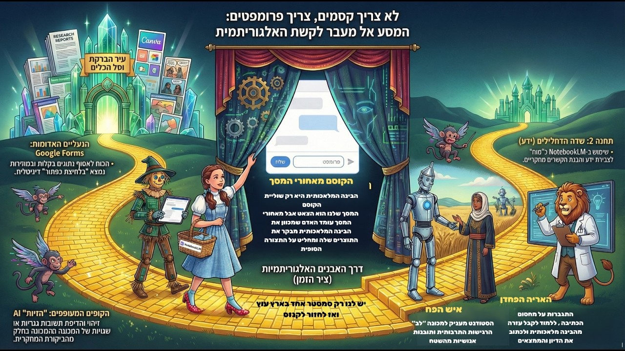 קורס סמינריון מחקרי בסיוע בינה מלאכותית