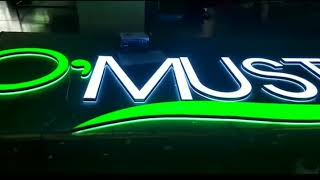 Solid Acrylic Mini Letters Led Signage