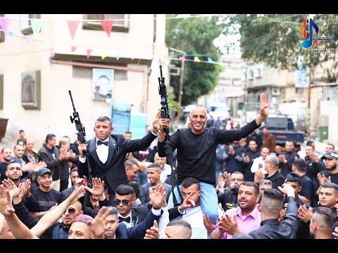 الفنان جعفر شحادة افخم استقبال خرافي بالاسلحة في مهرجان امير سليمان قلقيلية مع تسجيلات نايا