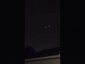 Strange Lights Moving in Night Sky