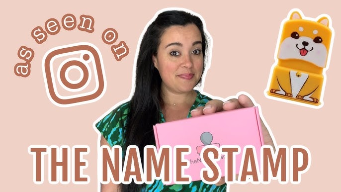 THE NAME STAMP // PRODUCT REVIEW AND DEMO // awesome parenting