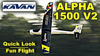 KAVAN Alpha 1500 V2 - Model AV8R Quick Look/Fun Flight