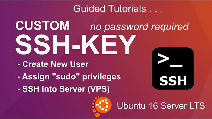 04s Create New User, Assign sudo privileges, add custom SSH-Key, Connect to Server (VPS)