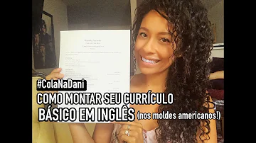 Como é um currículo nos Estados Unidos?