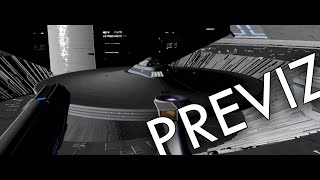 Enterprise Leaves Spacedock - Previz Animation