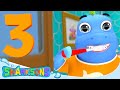 Learn Numbers and Brush your Teeth! | Videos for Kids | Nursery Rhymes & Kids Songs | The Sharksons