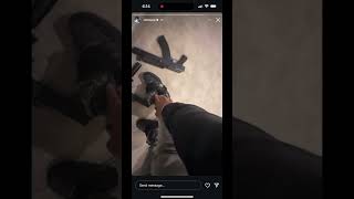 Rod wave shows guns on live after shooting at his girl 14 times 😳