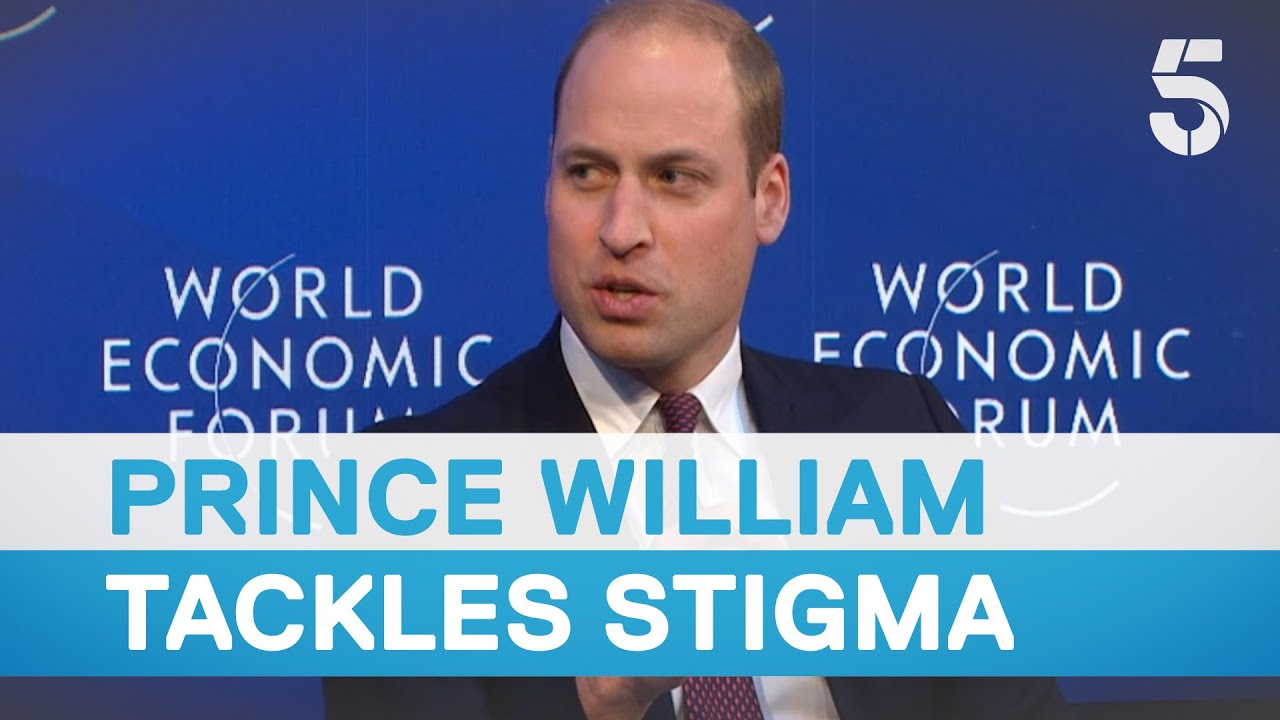 Prince William and Jacinda Adern discuss mental health at the World Economic Forum - 5 News
