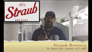 Beer Review Straub Brewery Amber - Backyard Home Bar Build - Bloopers