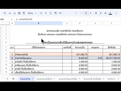 ແນວທາງການປະເມີນອາກອນກຳໄລເບື້ອງຕົ້ນ ສຳລັບທຸລະກິດ ເພື່ອແຈ້ງອາກອນປະຈຳປີ (ຕອນທີ 1)