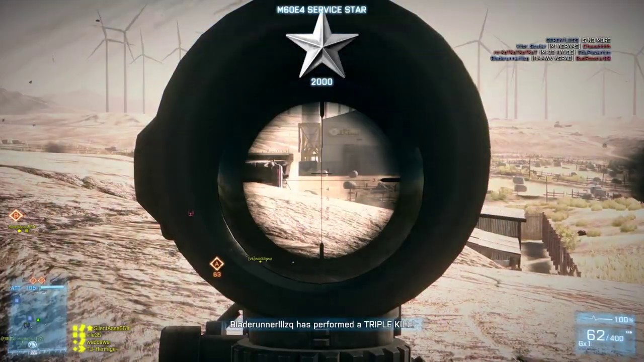 BF3 M60 bipod twitch highlight