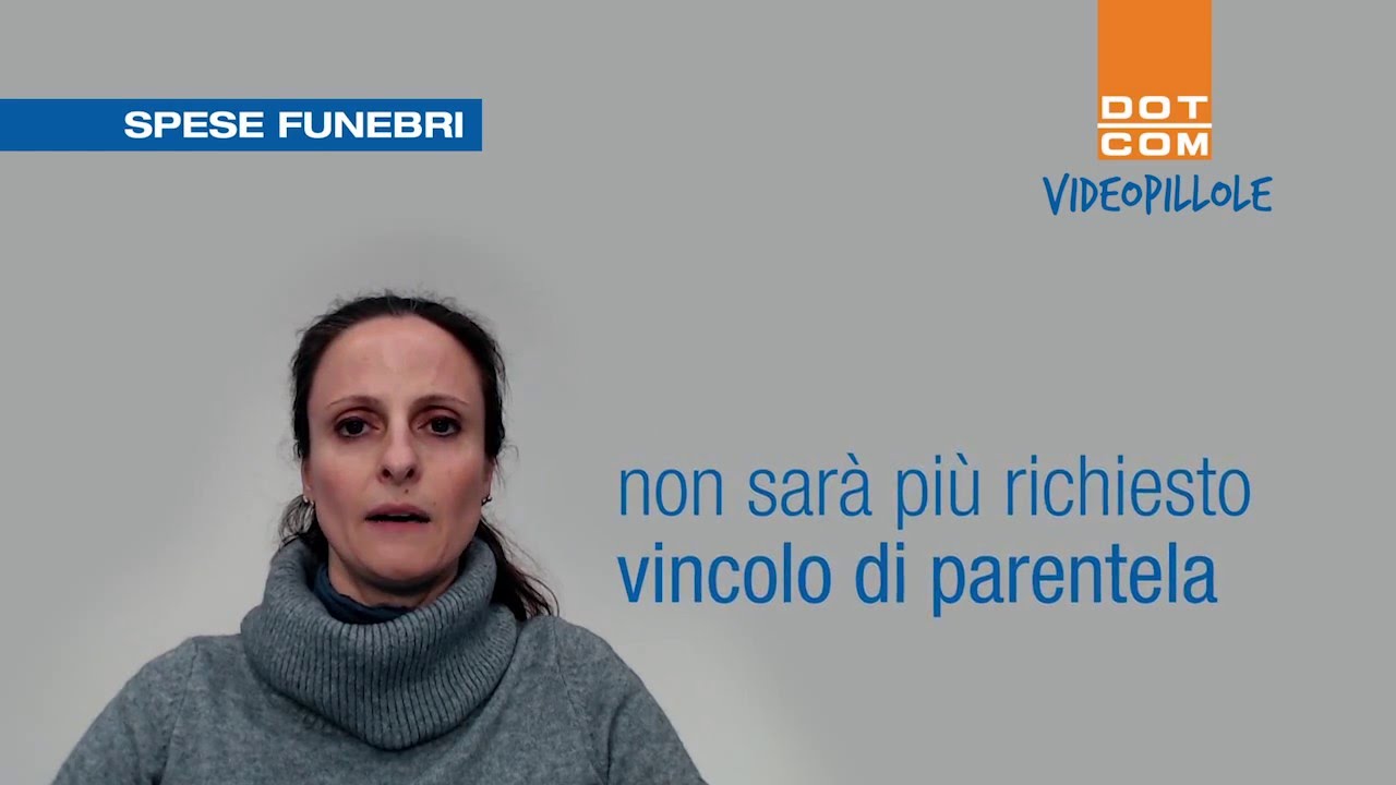 Pillole di modello 730/2016: spese funebri youtube Spese funerarie 730