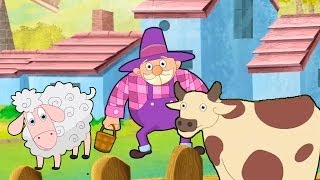 Video thumbnail of "Nursery Rhymes for Chi... : Old MacDonald Had A Farm - Nursery Rhyme | HooplaKidz TV"