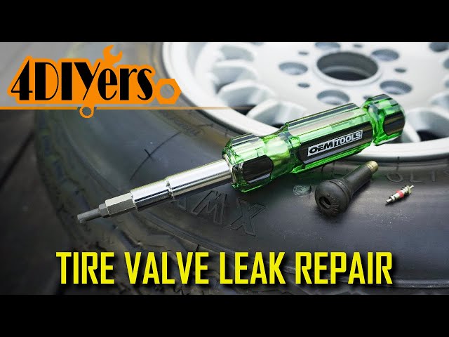 How to Find and Fix a Leaking Tire Valve 