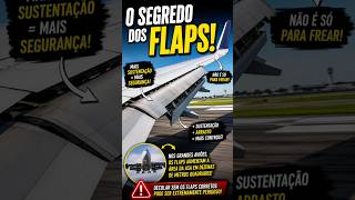 O segredo dos flaps! #avião #aviação #flaps