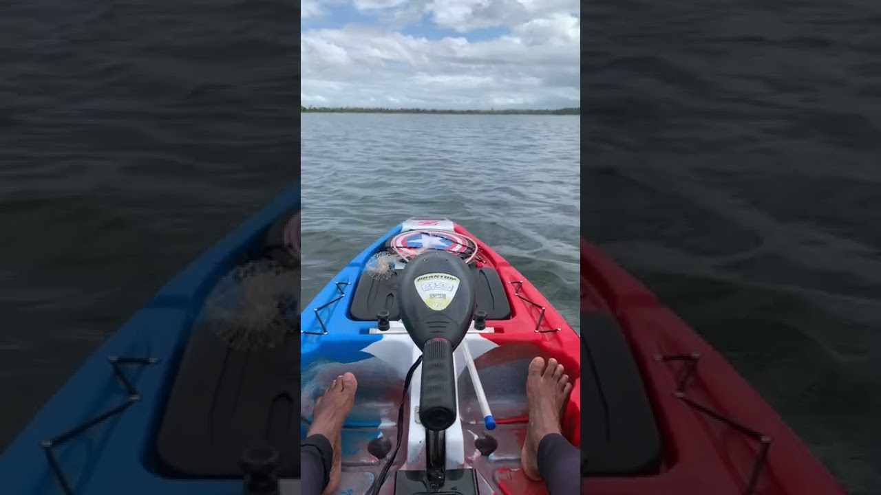 Caiaque Iron América + Motor elétrico 44 lb            