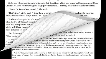 The Bad Beginning Chapter 3