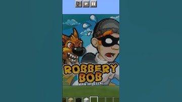 Minecraft : Robbery bob built in minecraft #shorts #robberybob