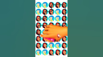 Joy from Inside out 2 line connect puzzle diy idea #viral #art #insideout2 #insideout #fyp #trending