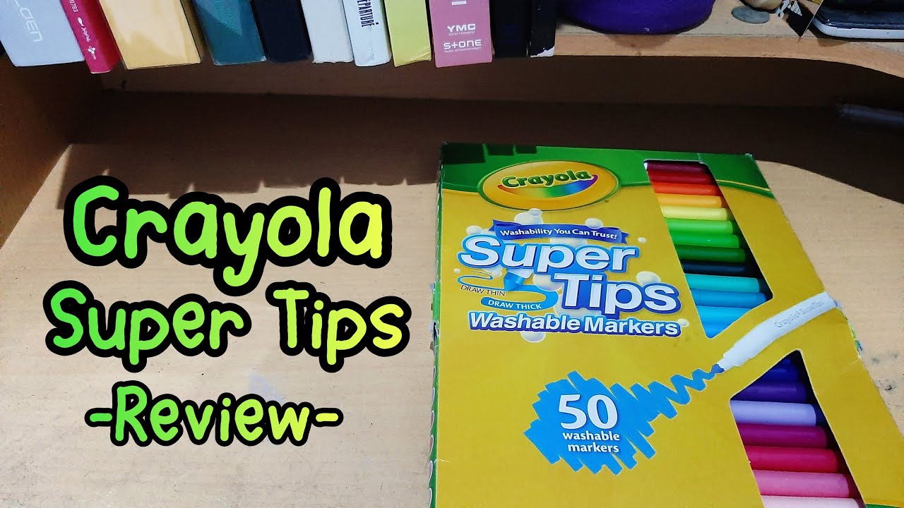 Crayola Super Tips Review || Indonesia - YouTube