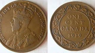 ONE CENT CANADA 1919 Coin WORTH?