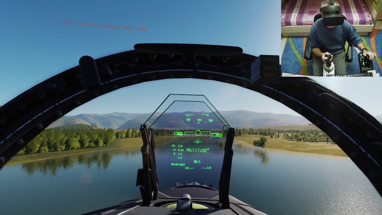 DCS F18C vs F16 Guns only - Oculus Rift S