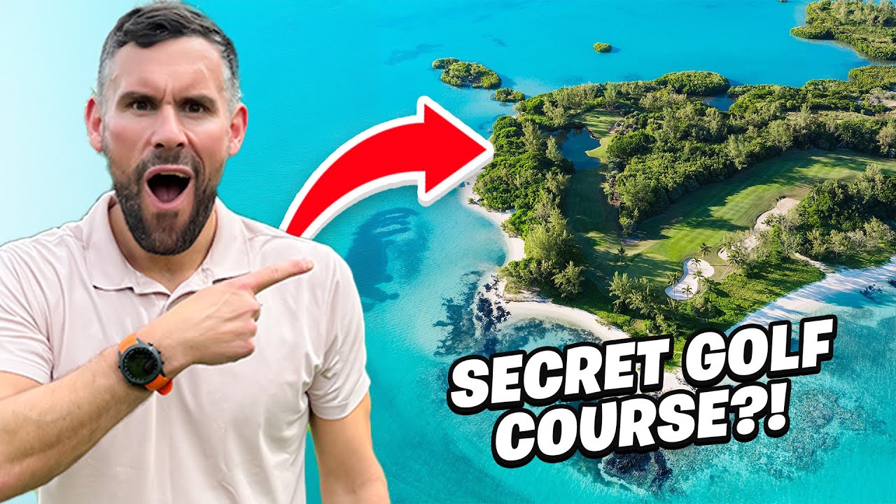 This Golf Course is on its Own Private ISLAND in Mauritius!!