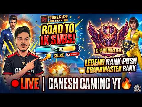 🔴 RAKSHABANDHAN SPECIAL! 🎀 FREE FIRE MAX RANK PUSH LIVE 🔥 | ROAD TO 1K SUBS!