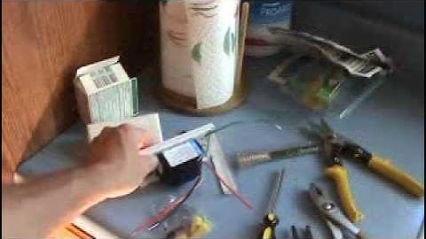 How to install a dimmable LED light switch...Part 4