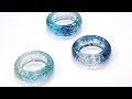 【UVレジン】ガラスのリング作ってみました💎 UV resin  Glass ring