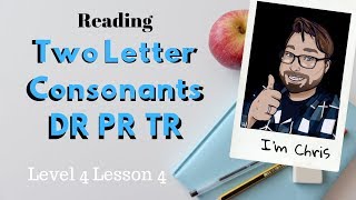 Celebrity Phonics for Adult Level 4 Lesson 4 Consonant Pairs DR PR TR Learn How to Read Net Worth