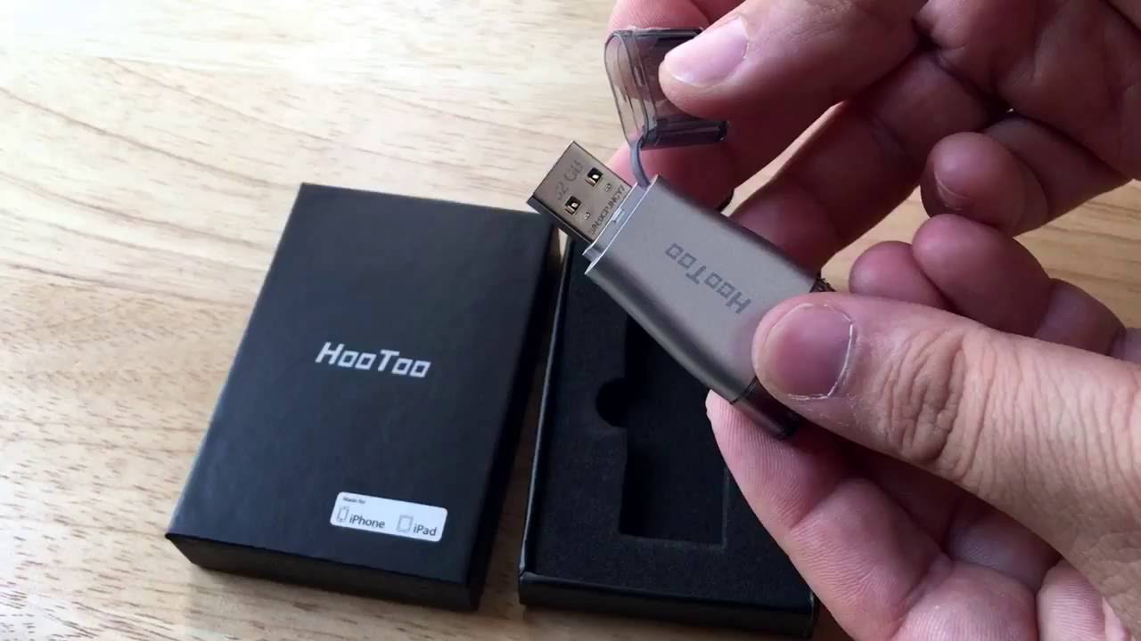 HooToo 32GB Lightning iOS Backup USB 3.0 Memory Stick Unboxing 7-25-16