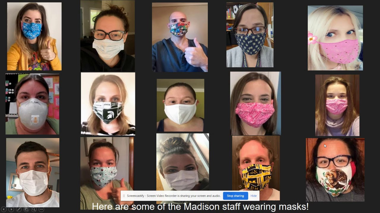 Madison Mask Social Story