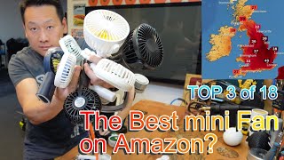 Which is the best mini handheld fans on Amazon for Summer heatwave by Benson Chik