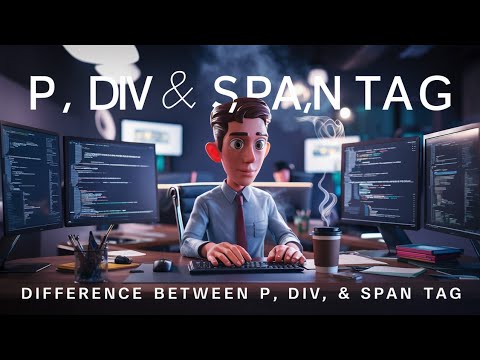 What is Paragraph , Div & Span tag And the Difference Between them # ...