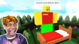 WEIRD STRICT DAD in BUILD A BOAT Funny Moments/Dumb Edits (Trolling) 🎃👻