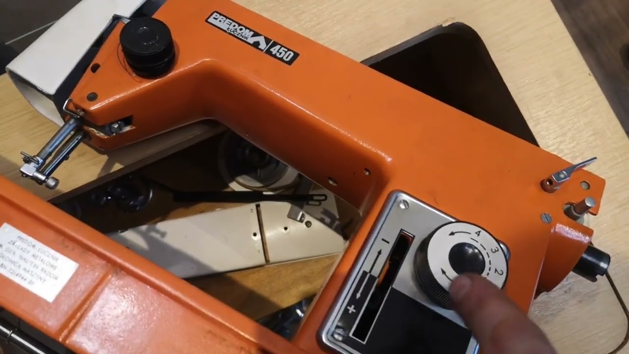 Naprawa maszyny do szycia Łucznik 450/451 część 2.