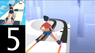 ⛸ SKY ROLLER | Do You Manage To Have Zero Hits? | Gameplay Walkthrough | Level 40-50 (iOS, Android)