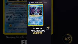 Neo Revelation Suicune 1st ed hits $500 #pokemoncards #pokemon #pokemontcg