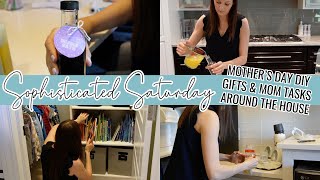 MOTHER'S DAY WEEKEND PREP // Day In The Life as A Mom + DIY Mother's Day Gift + Homemaking