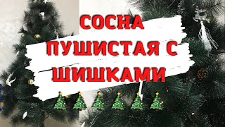 ОБЗОР ЕЛКИ. НОВЫЙ ГОД 2022. ПОПУЛЯРНАЯ МОДЕЛЬ ИСКУССТВЕННОЙ СОСНЫ. КАЧЕСТВО💥