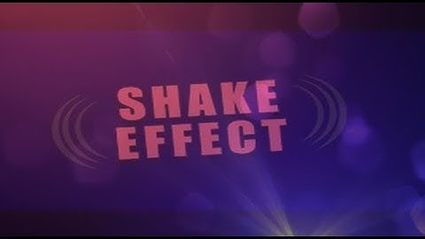 How to Make the Screen Shake in Sony Vegas Pro  - Tutorial #9