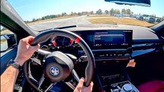 2024 BMW i5 M50 - POV Quick Track Drive (BMW Performance Center ) (Binaural Audio)