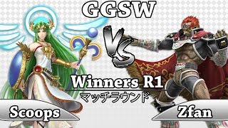 GGSW 122 - Scoops Palutenta Vs Zfan Ganon Smash Ultimate Winners R1