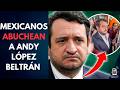 Mexicanos ABUCHEAN y ENCARAN a Andy López Beltrán en Chihuahua y huye sin responder | Mientras tanto